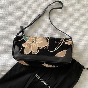 Dolce & Gabbana Velvet Shoulder Bag